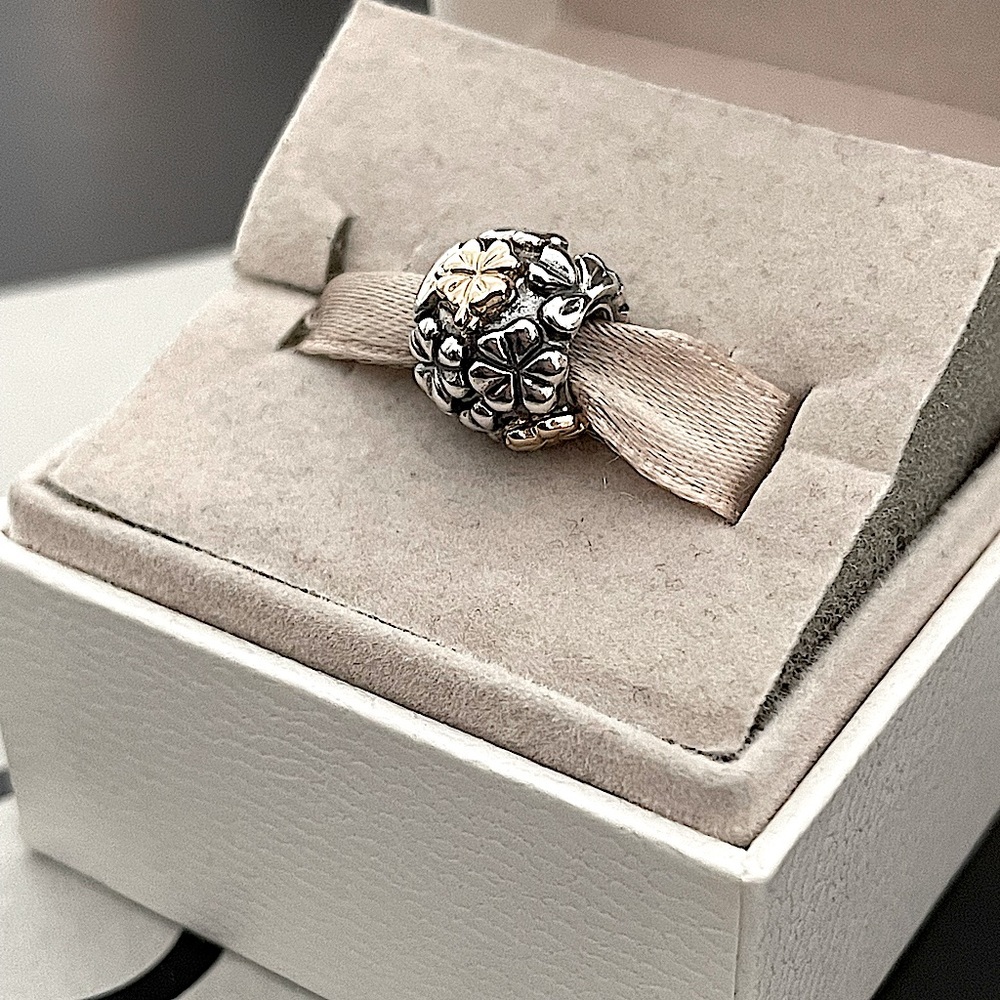 Pandora 14k silver 20th anniversary charm - Picture 5 of 5